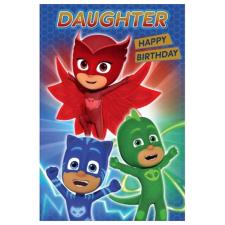 Daughter PJ Masks Birthday Card